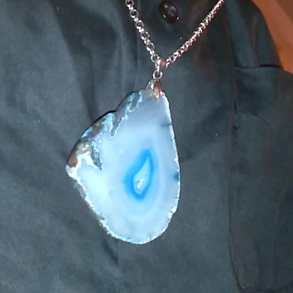 My grandma's Crystal rock necklace!  Only $16